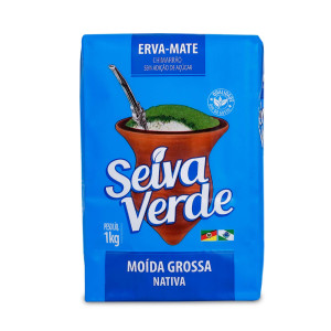 Erva-mate Seiva Verde - Moída Grossa - Nativa - 