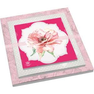 KIT C/3 BLOCOS ROSA G 16,5X16,5 M 14X14 P 11,5X11,5