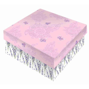 CAIXA RIGIDA QUADRADA - 80 - Kit c/4 tamanhos - 1 peça cada