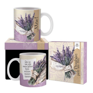 CANECA CERÂMICA MÃE PARABÉNS PELO SEU DIA 