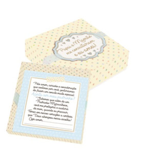 CAIXA CONVITE PADRINHO AZUL 15X15X5