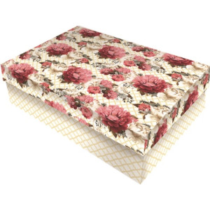 CAIXA RIGIDA RETANGULAR BAIXA - 86 - Kit c/4 tamanhos - 1 peça cada