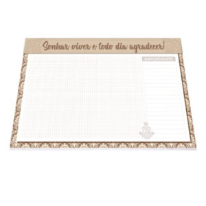 RISQUE E RABISQUE FLORAL MARROM 29,5X42,5