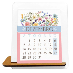 CALENDARIO RECORTADO RAMINHO 14X12