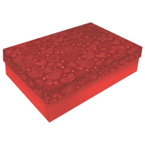 CAIXA RIGIDA RETANGULAR BAIXA - 17 - Kit c/4 tamanhos - 1 peça cada