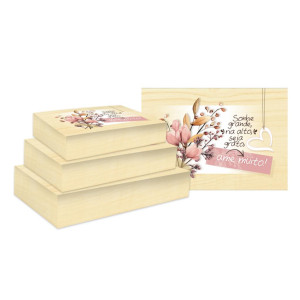 CAIXA DESMONTÁVEL - 107 - Kit c/3 tamanhos - 4 jogos