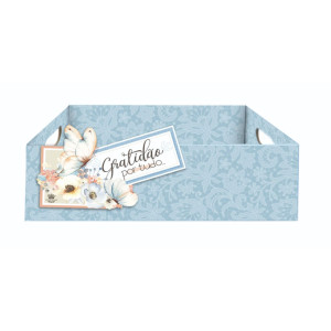 KIT C/6 CAIXAS GRATIDÃO POR TUDO P 8,5X27X16