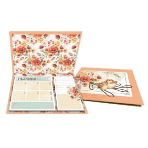 PLANNER SEMANAL C/ CAPA 54 FLS MÃE FLORAL 15X20,5