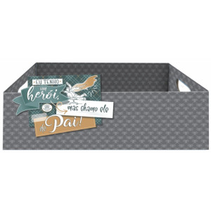 KIT C/6 CAIXAS EU TENHO UM HERÓI... PAI G 8,5X30X19