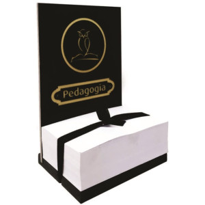 ENFEITE DE MESA COM BLOCO PARA ANOTAÇÕES PROFISSÕES PEDAGOGIA...15X10X7