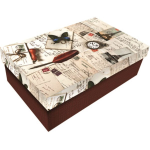 CAIXA RIGIDA RETANGULAR BAIXA - 94 - Kit c/4 tamanhos - 1 peça cada 