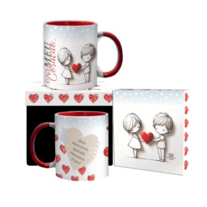 CANECA CERÂMICA MEU CORAÇÃO 