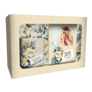 CAIXA PRESENTE COM PORTA RETRATO E CANECA MADRINHA 16X23X8,5