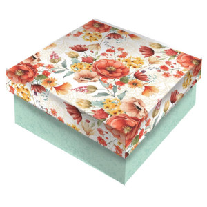 CAIXA RIGIDA QUADRADA - 200 - Kit c/4 tamanhos - 1 peça cada