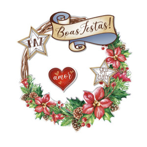 GUIRLANDA BOAS FESTAS 34X33