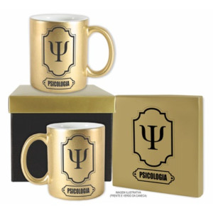 CANECA DOURADA PSICOLOGIA PROFISSÕES