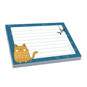 KIT C/2 BLOCOS 60 FLS CADA GATO ... PET CORAÇÃO 1 10X12