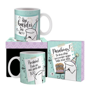 CANECA CERÂMICA BENTÔ...REPI BARDEI TIU IU 