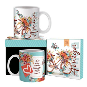 CANECA CERÂMICA AMIGA