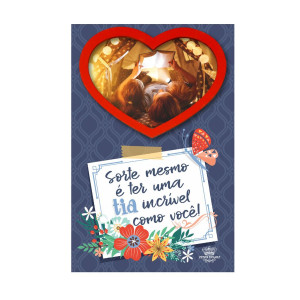 PORTA RETRATO DE MESA P SORTE MESMO É TER UMA TIA...18X11,5