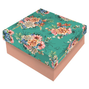 CAIXA RIGIDA QUADRADA - 100 - Kit c/4 tamanhos - 1 peça cada