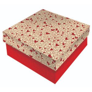 CAIXA RIGIDA QUADRADA ESPECIAL - 78 - Kit c/6 tamanhos - 1 peça cada