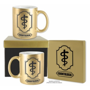 CANECA DOURADA ODONTOLOGIA PROFISSÕES