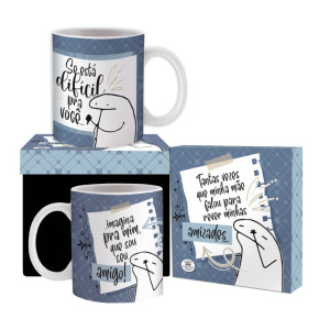 CANECA CERÂMICA BENTÔ...SE ESTA DIFÍCIL PARA VOCÊ