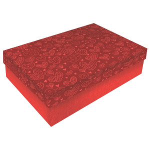 CAIXA RIGIDA RETANGULAR - 24 -  Kit c/4 tamanhos - 1 peça cada