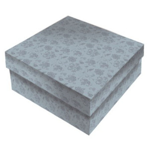 CAIXA RIGIDA QUADRADA - 114 - Kit c/4 tamanhos - 1 peça cada