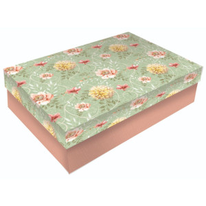 CAIXA RIGIDA RETANGULAR BAIXA - 35 - Kit c/4 tamanhos - 1 peça cada