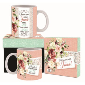 CANECA CERÂMICA QUEM TEM UMA IRMÃ COMO VOCÊ