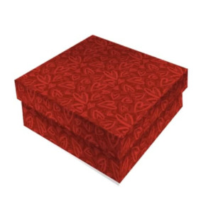 CAIXA RIGIDA QUADRADA - 70 - Kit c/4 tamanhos - 1 peça cada