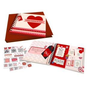 CAIXA LIVRO NOSSA HISTÓRIA DE AMOR 3X18,5X21,5