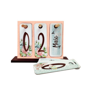 CALENDÁRIO PERMANENTE DIA/MÊS FLORAL 12X16