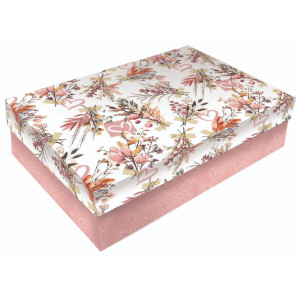 CAIXA RIGIDA RETANGULAR - 124 -  Kit c/4 tamanhos - 1 peça cada - FLORESCER 1