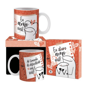 CANECA CERÂMICA BENTÔ...EU AMO VOCÊ