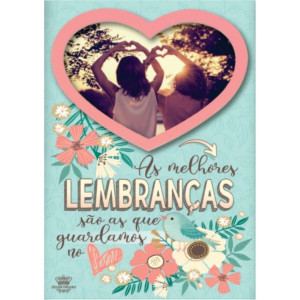 PORTA RETRATO DE MESA AS MELHORES LEMBRANÇAS...20X13