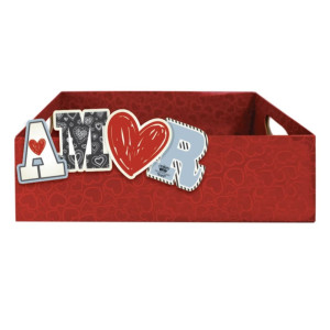 KIT C/6 CAIXAS AMOR...P 8,5X27X16