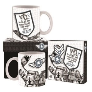 CANECA CERÂMICA BRANCA VÔ NO FILME DAS NOSSAS VIDAS
