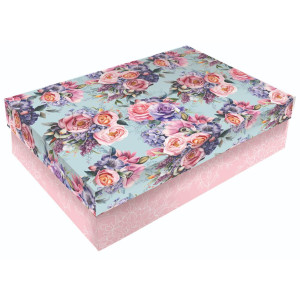 CAIXA RIGIDA RETANGULAR - 127 -  Kit c/4 tamanhos - 1 peça cada - BORBOLETA 1