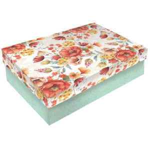 CAIXA RIGIDA RETANGULAR - 108 -  Kit c/4 tamanhos - 1 peça cada