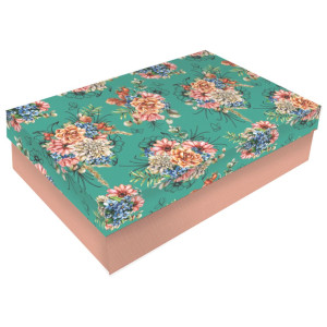 CAIXA RIGIDA RETANGULAR - 105 -  Kit c/4 tamanhos - 1 peça cada