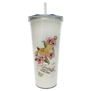 COPO ABENÇOADO SEJA O NOSSO DIA 650 ML 