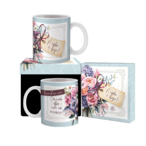 CANECA CERÂMICA A VIDA É HOJE