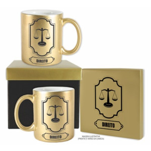 CANECA DOURADA DIREITO PROFISSÕES