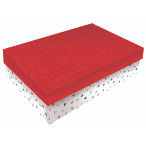 CAIXA RIGIDA RETANGULAR - 131 -  Kit c/4 tamanhos - 1 peça cada