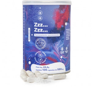 Zzz... Zzz... Funcionamento Neuromuscular 120 Caps de 580 Mg - Ocean Drop