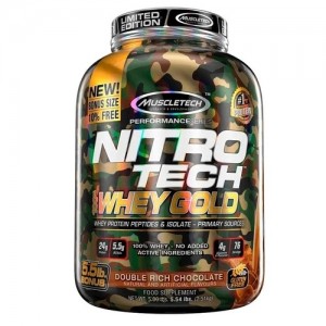 Nitro Tech 100% Whey Gold 2,51Kg Chocolate - MuscleTech