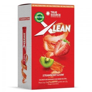 Chá Diurético Xlean Morango e Kiwi 20 Sachês - True Source